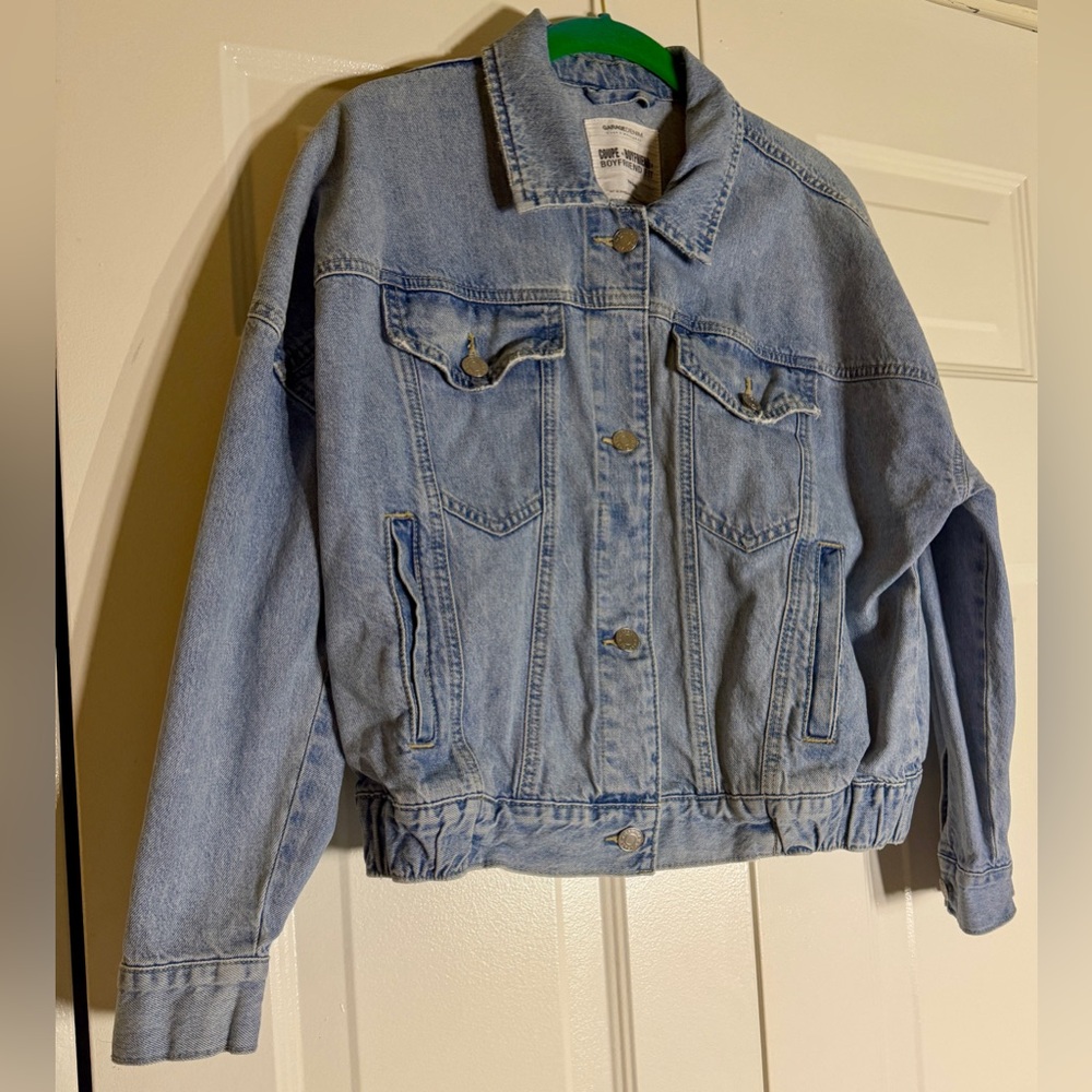 Garage Denim Boyfriend Fit Jean Jacket Size XS - Picture 2 of 8